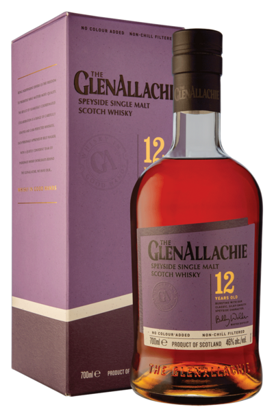 GlenAllachie 12 Year Single Malt 700ml Bottle with Gift Box