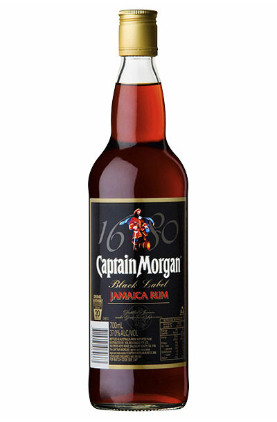 Captain Morgan Black Label Rum 750ml Bottle