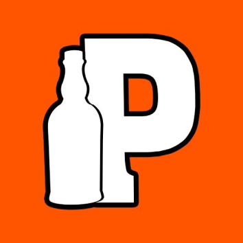 The letter "P" in black on a white background