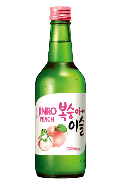 Jinro Peach Soju 360ml Bottle