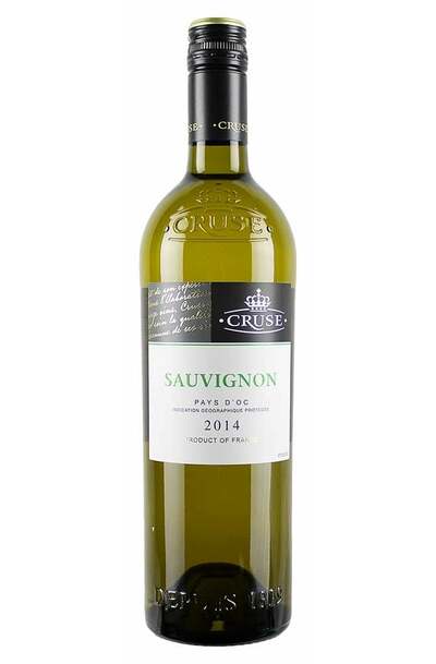 Cruse Pays d'Oc Sauvignon Blanc Bottle