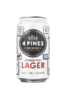 4 Pines Japanese Style Lager Can 375ml