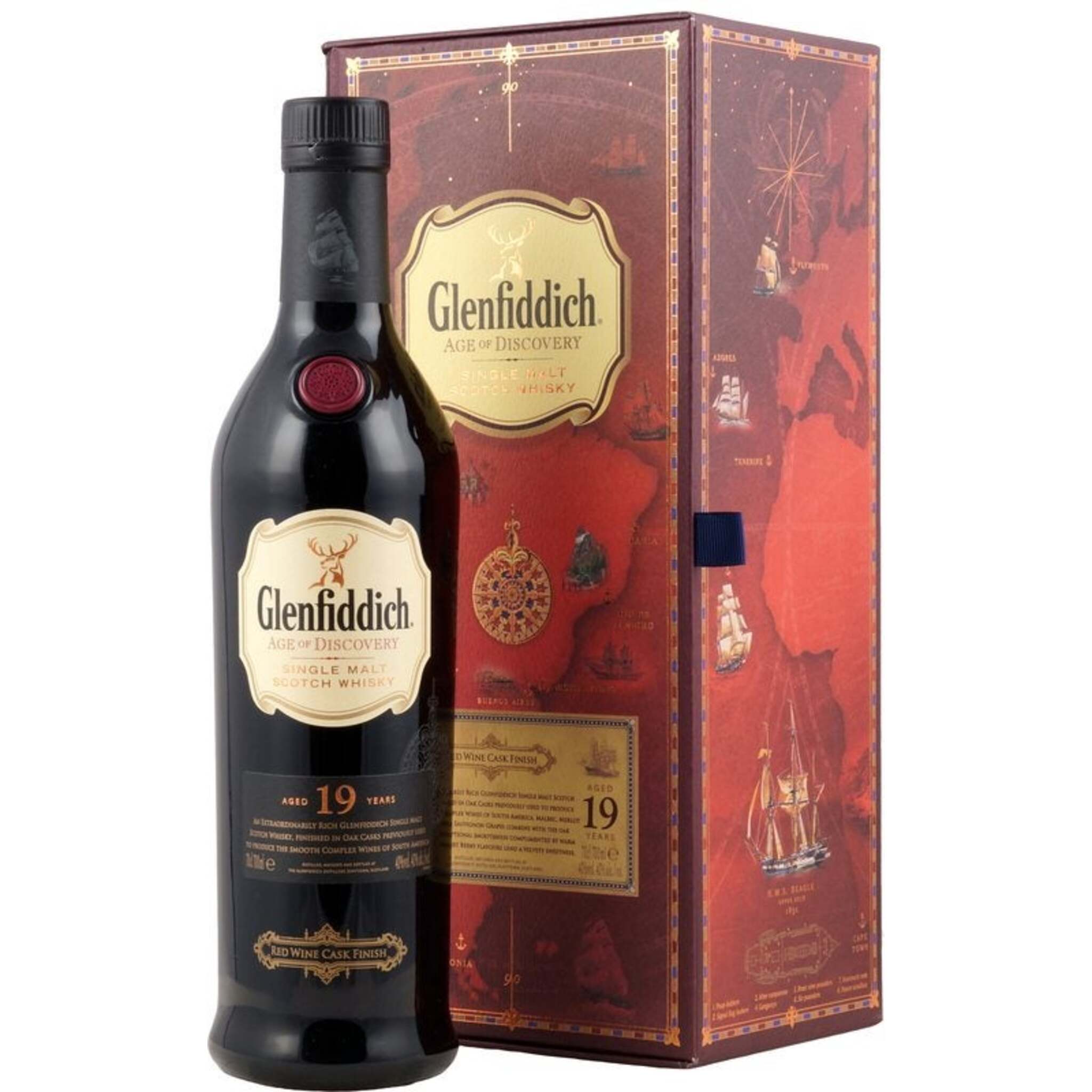 Glenfiddich Age of Discovery 19年 Buy Glenfiddich 19 Year Age of Discovery Red Wine Cask 700ml w