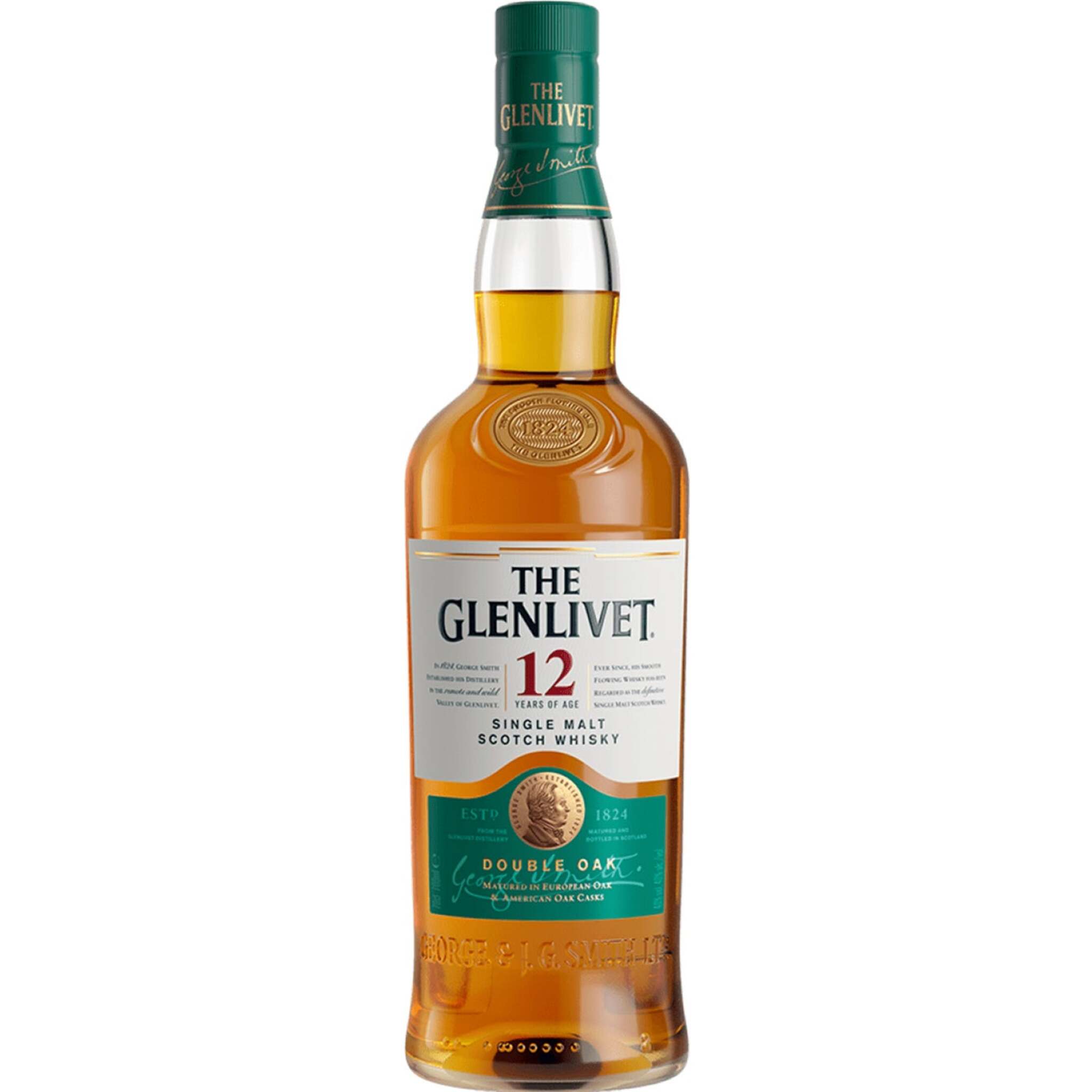 Buy Glenlivet 12 Year Double Oak Single Malt 700ml at the best