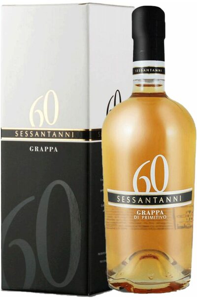Cantine San Marzano Sessantanni Grappa di Primitivo 500ml Bottle w/Gift Box