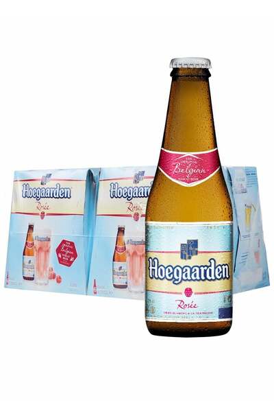 24 x Hoegaarden Rosee Beer Bottles Case 250ml