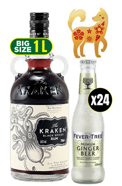 The Dark & Stormy Dog Cocktail