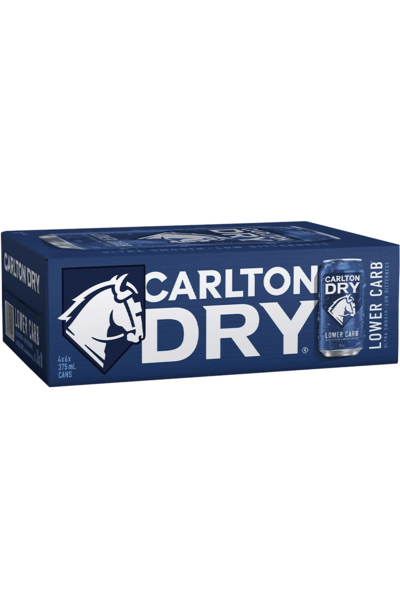 24 x Carlton Dry Beer Can 330ml