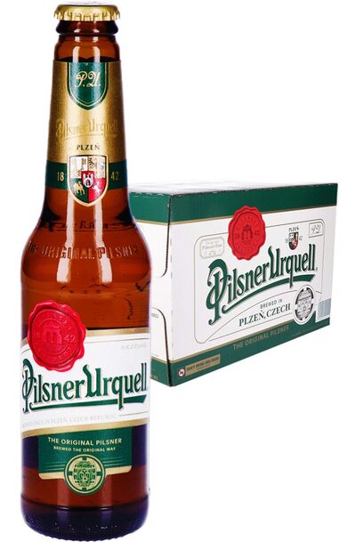 24 x Pilsner Urquell Beer Bottle Case 330ml