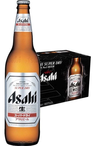 24 x Asahi Super Dry Beer Bottles Case 330ml