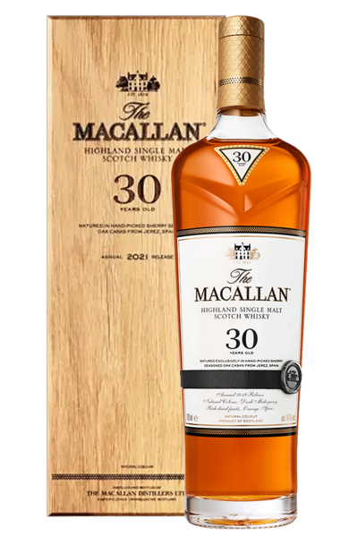 Macallan 30 Years Single Malt Sherry Cask 2021 Release 700ml w/Gift Box