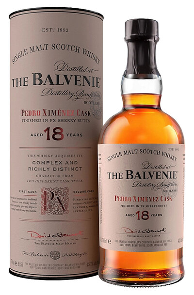 Balvenie 18 Years Pedro Ximenez Cask 700ml Bottle with Gift Box