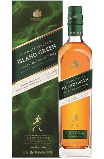 Johnnie Walker Island Green 1L Bottle w/Gift Box