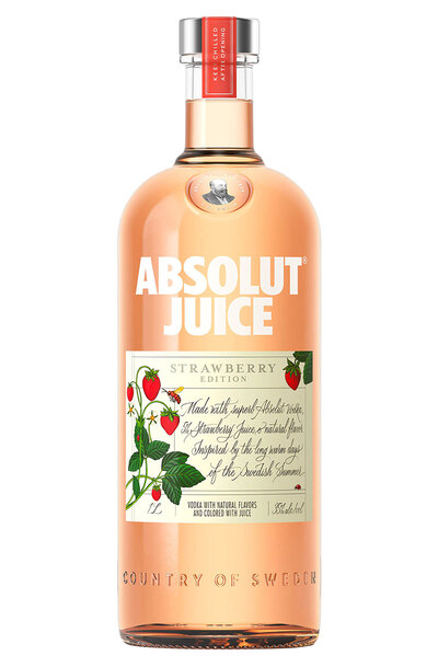 Absolut Juice Strawberry Edition 750ml Bottle