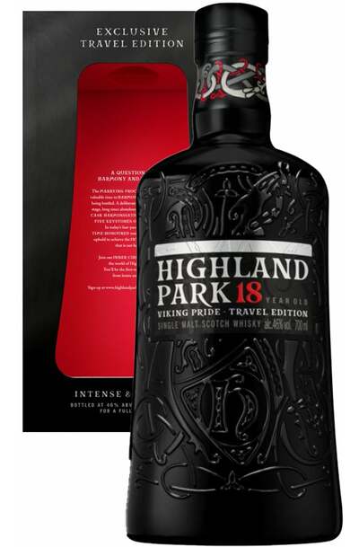 Highland Park 18 Years Viking Pride - Travel Edition Single Malt 700ml Bottle with Gift Box