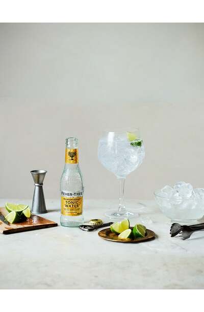 x 24 Fever-Tree Premium Indian Tonic Water Bottle Case 200ml