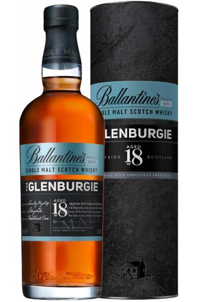 Ballantines Glenburgie 18 Year 700ml Bottle with Gift Box 