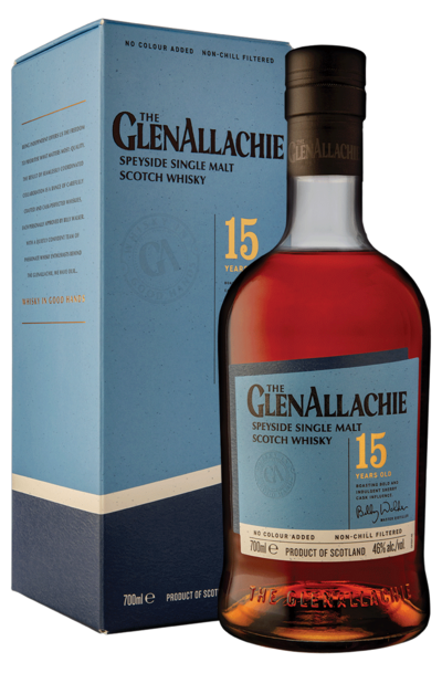 GlenAllachie 15 Year Single Malt 700ml Bottle with Gift Box