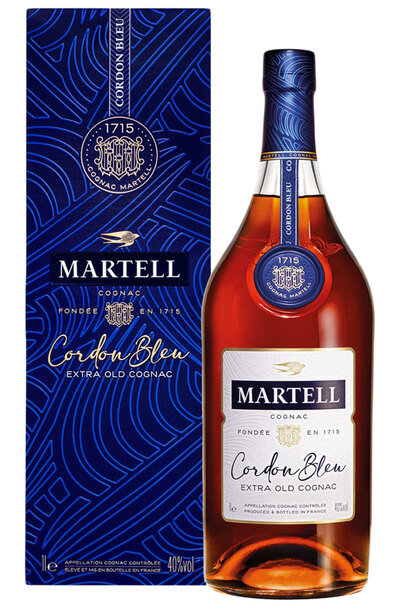 Martell Cordon Bleu 1L Bottle with Gift Box