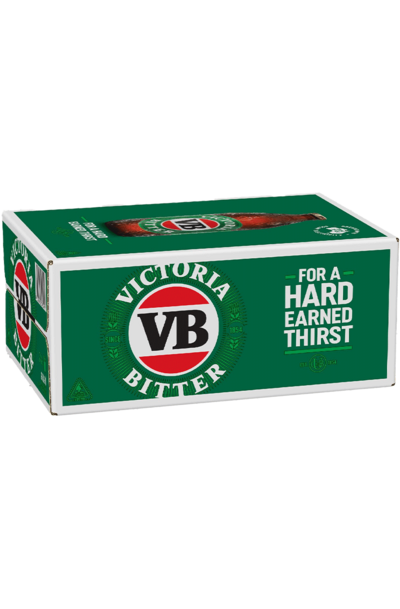 24 x Victoria Bitter Beer Bottle 375ml