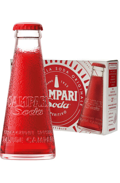 5 x Campari Soda 98ml Bottle