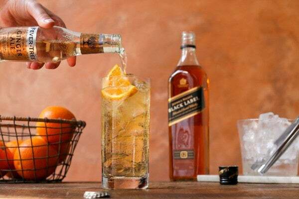 Highball Cocktail with Whiskey and Fever-Tree