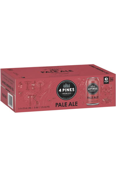 18 x 4 Pines Pale Ale Can 375ml