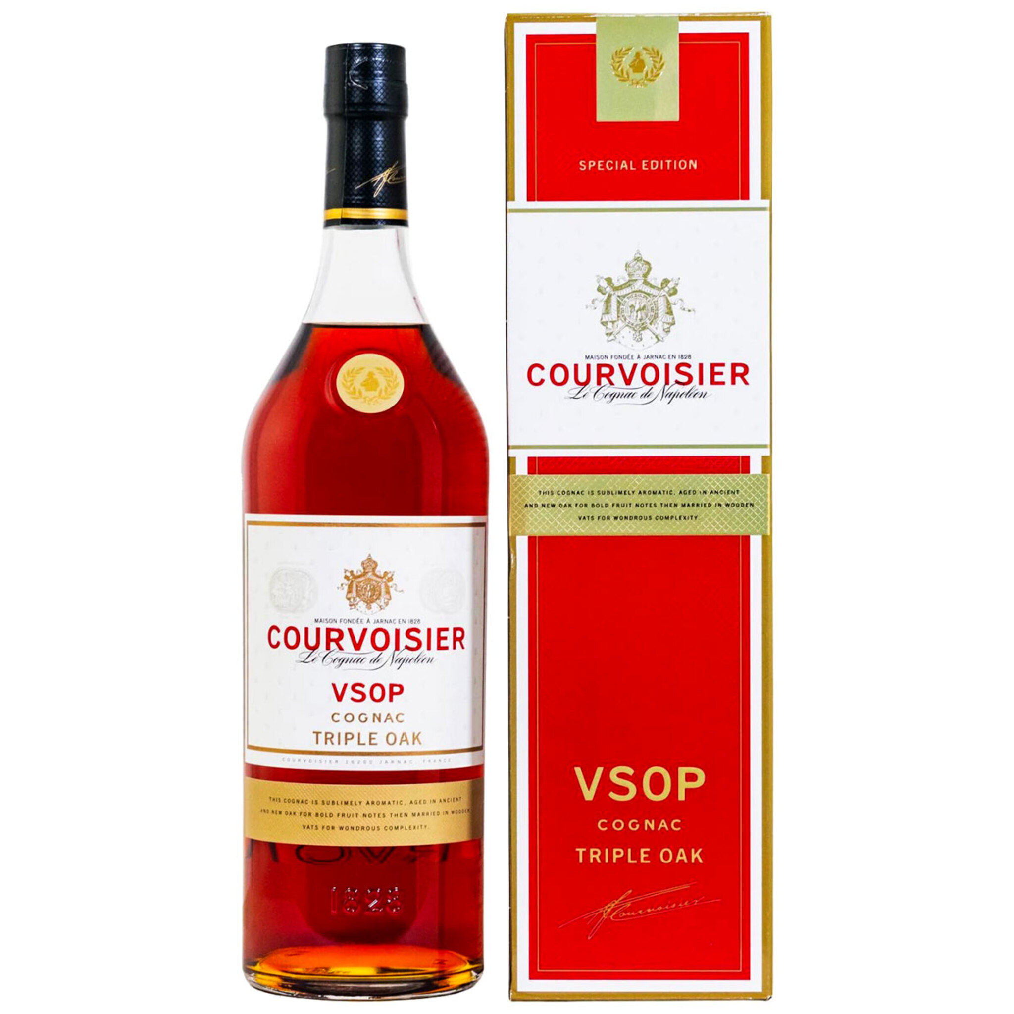 Buy Courvoisier VSOP Triple Oak Special Edition 1L w/Gift Box at