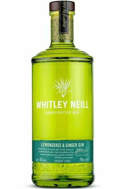 Whitley Neill Lemongrass & Ginger Gin 1L Bottle