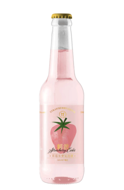 Taiwan Head Brewers Strawberry Cider Bottle 330ml