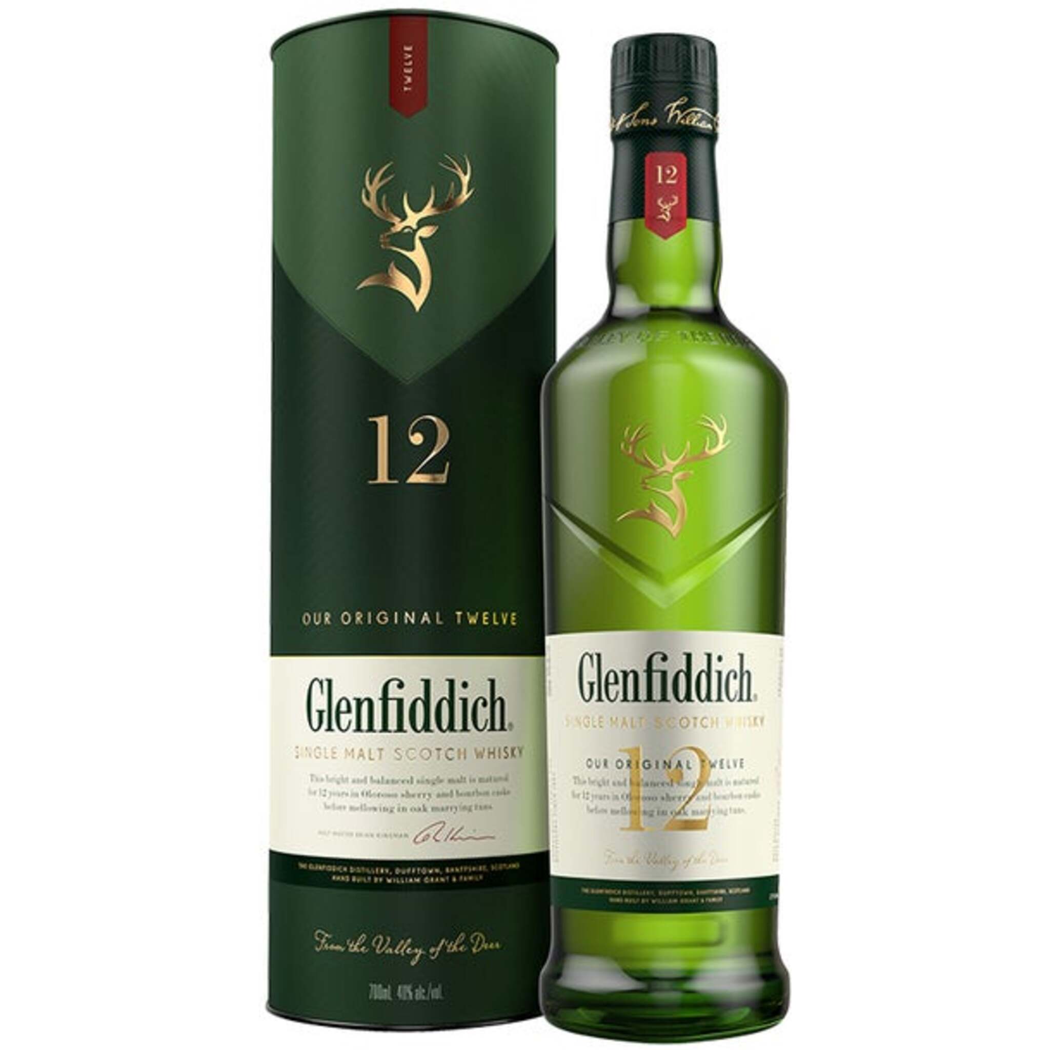 Glenfiddich シングルモルトウイスキー 1000ml 51℃ Buy Glenfiddich 12 Year Single Malt 1L w/Gift Box at the best