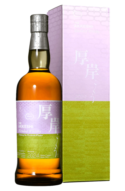The Akkeshi Blended Whisky Kokuu 700ml Bottle with Gift Box