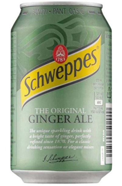 Schweppes Ginger Ale Can 330ml