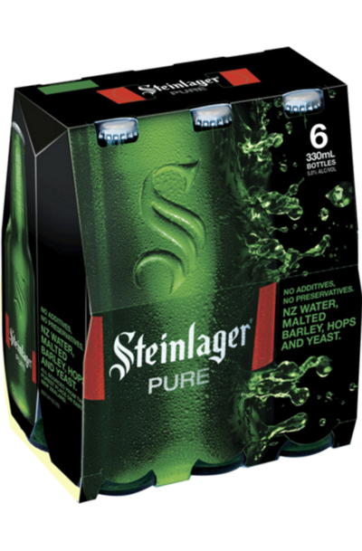6 x Steinlager Pure Beer Bottle 330ml