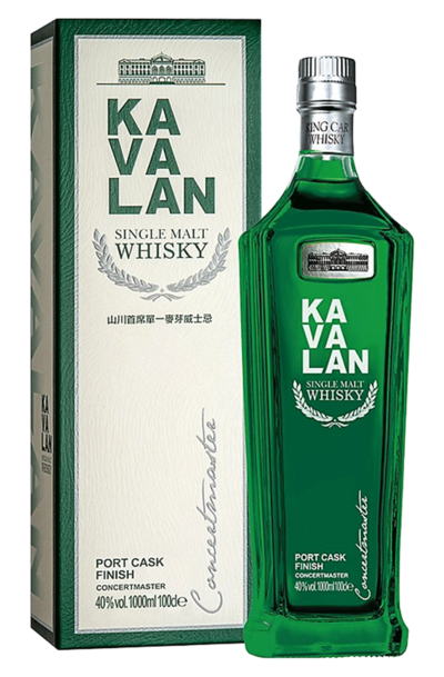 Kavalan Concertmaster Port Cask 1L with Gift Box