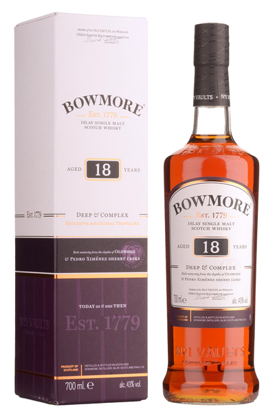 Bowmore 18 Year Old Deep & Complex 700ml with Gift Box