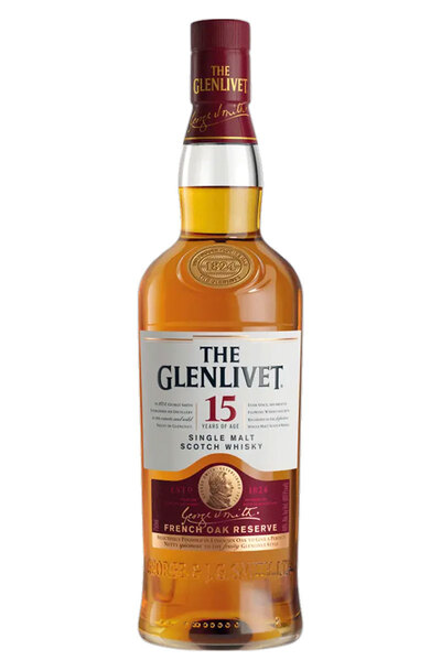 The Glenlivet 15 Year French Oak Reserve Single Malt 700ml Bottle