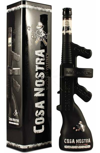 Cosa Nostra Tommy Gun Scotch Whisky 700ml Bottle w/Gift Box